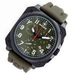 Wenger Aerograph Cockpit Kvarts Kronograaf Meeste K&auml;ekell 77011