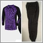 Jalgpalli v&auml;ravavahi vormikomplekt, v&auml;ravavahi komplekt, pikkade varrukatega jalgpalli v&auml;ravavahi komplekt M-3XL 3XL/185 purple