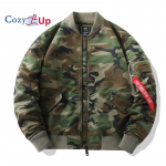 Cozy Up meeste slim fit kerge spordijakk vabaaja bomberjakk M roheline