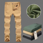 Cozyoutfit meeste s&uuml;gis/talv trekk talve fliisist ronimisp&uuml;ksid pikad p&uuml;ksid soojad p&uuml;ksid, suur suurus S-4XL M khaki