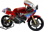 Brachi Models Ducati TT1 1984 Vaikkomplekt 1/12 BM-VR17 (Mootorratas)