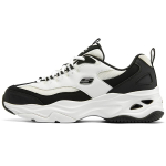Skechers DLites 4.0 Kangas S&uuml;nteetiline nahk Madala s&auml;&auml;rega Isa tossud Naiste tossud Must Valge 149492-BKW 35 white