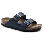 Birkenstock klapid naiste/meeste Arizona Soft Footbed &otilde;litatud nahast Regular Blue Sinised laiale jalale &otilde;litatud nahk (1013643) 41 tumesinine v&auml;rv
