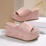 Suede Kiiludega Sandaalid Naiste Platvormiga V&auml;litingimustesse Suurused 35-43 Paksune Tald Suvised Sussid Naiste Vabaaja Lium&auml;ed Zapatos De Mujer 38 beige