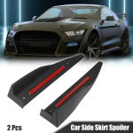 2 tk must modifitseeritud servakujuline k&uuml;lgliist v&auml;ike tiib k&uuml;lgastmel Fordile Mustangile Road 2015 2016 2017 2018 2019 Poritiib black