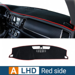 Skoda Kodiaq 2016 2017 2018 2019 2020 2021 2022 Auto Armatuurlaud P&auml;ikesekaitsematt Peegeldusvastane Padi Soojusisolatsioon Libisemisvastane Kate Red Side