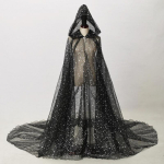 Lava kost&uuml;&uuml;m L&auml;ikiv kuumstantsitud litritega kapuutsiga keep Halloweeni keep Pikalt lohistuv Cosplay kost&uuml;&uuml;mi sall * shoulder to hem 180cm ( 6m hem )