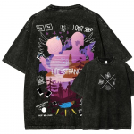 Seiklusm&auml;ngude sari Life Is Strange Graafiline Prindiga Lisatarvikud T-s&auml;rk Mehed Naised Vintage Pesitud Puuvill &Uuml;legabariidilised T-s&auml;rgid S