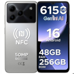 DOOGEE Note56 Plus nutitelefon - Android 16 Gemini AI, 48 GB + 256 GB, 6150 mAh aku R&auml;nikarbon, 50 MP, 8,45 mm - Primaarne v&auml;rv