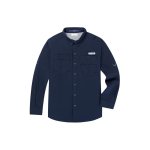 Columbia Fishing Series SS24 &Uuml;hev&auml;rviline Logo Kiiresti Kuivav Hingav Kerge Pikkade Varrukatega S&auml;rk Meeste s&auml;rgid Tumesinine FJ7253-464 M black