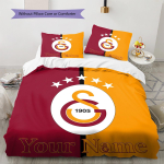 Kohandatud nimi Galatasaray uhkus voodipesu, Tekikomplekt Tekikate Padjap&uuml;&uuml;r Kodu S&uuml;nnip&auml;evakingitus (1 * tekikott + 2 * padjap&uuml;&uuml;ri, ilma s&uuml;damikuta) 135x200cm orange