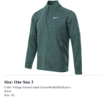 Nike Dri Fit Element Jooksu T-s&auml;rk Meeste Vintage Roheline/Rannikuroheline/Segav&auml;rv/Helkiv H&otilde;be DD4757-338 One Size 3