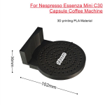 Tilgakorv Nespresso Essenza Mini C30 kapselkohvimasinale Mini veetopsi alus Nespresso Essenza Mini varuosad black