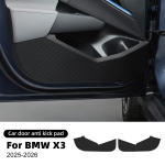 BMW X3 G45 2025-2026 jaoks Auto Ukse L&ouml;&ouml;gikaitse Kaitsepadi Kaitserattad Katte Kleebis Auto Interj&ouml;&ouml;r Auto Tarvikud Carbon Style black