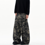 LKTM Unisex Ameerika Retro Kamuflaaž Laiad Cargo P&uuml;ksid L&otilde;dva Tagurpidi Kandmise Disainiga 2XL kamuflaaž