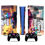 M&auml;ngukonsooli v&auml;rvilised kleebised, v&auml;rvilised kilekeha kleebised, Grand Theft Auto GTA6 kontrolleri kleebised D