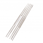 5 t&uuml;kki/komplekt h&otilde;bedase kahe otsaga heegeln&otilde;elaga kudumisriistad