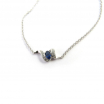 Les Tr&eacute;sors De Lily [M6231] - Bracelet Argent 'Sissi' saphir h&otilde;be