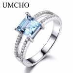 Umcho t&otilde;eline 925 Sterling Silver Loodud looduslikust v&auml;&auml;riskivist s&otilde;rmus 5 taevasinine v&auml;rv