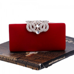 &Otilde;htukott Naiste mood Crown banketikott Kleit &Otilde;htune sidur 16cm*4cm*8cm punane