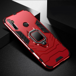 KEYSION p&otilde;rutuskindel kaitse&uuml;mbris OPPO Realme 6i 6 Pro Ring Stand kaitseraua silikoon + arvuti telefoni tagakaas Realme 5i 5 Pro jaoks for Realme 5 Pro