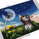 Teemanttikandid v&otilde;ilill loom 5D DIY teemanttikandid ristpistes kassi t&auml;ismosaiik k&auml;sitsi valmistatud kingitus Full Round (20X30CM)