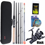 Sougayilang 3,0 M karpkalap&uuml;&uuml;gi kombineeritud LMH Power Feeder ritv ja karpkalarull koos Carp Line s&ouml;&ouml;dakonksuga kandekotiga h&otilde;be