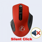iMICE E1800 juhtmeta hiir 2000 DPI m&auml;nguhiir optiline arvutihiir 2,4 GHz ergonoomilised s&uuml;learvutite helita hiir vaikne hiir