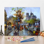 L&otilde;uend numbrite maalimine DIY maalimine numbrite j&auml;rgi Digitaalne &otilde;limaal K&auml;sitsi valmistatud numbrid &otilde;limaal 40x50cm no frame