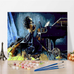 Kunst digitaalne &otilde;limaal Numbrid &otilde;limaal L&otilde;uend DIY maalimine numbrite j&auml;rgi Kodukaunistus 40x50cm no frame