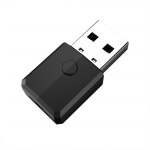 ZF-169S USB Bluetooth 5.0 helivastuv&otilde;tja saatja juhtmevaba muusika dongle adapter 3,5 mm AUX pesa must