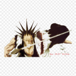 Kenpachi Zaraki Byakuya Kuchiki Anime Lron plaastrid riidekoti jaoks Ts&auml;rk soojus&uuml;lekande kleebised triibud aplikatsioonid