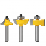 3 tk 8 mm varrega ruuteri otsakute komplekt &auml;&auml;ristusotsaku &uuml;mber raami raami ukse teleri kuju frees puidu elektrit&ouml;&ouml;riistade jaoks