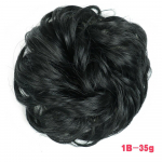 MERISIHAIR s&uuml;nteetiline lokkis Chignon Messy Scrunchies elastne lint Juuksepulk Juukselisand k&otilde;rge temperatuuriga kiust looduslik v&otilde;ltsjuuks 1