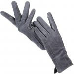 Hea kvaliteediga naiste nahkkindad v&auml;rvi talve ehtne seemisnahk 50% ehtne nahk 50% naiste kindad 7 tumehall v&auml;rv