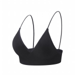 Bymermaids Fitness Yoga Top Deep V Sexy Triangle Cup Bralette Boneless Spordirinnahoidja &Otilde;mblusteta Push Up rinnahoidja Naiste Tube Top Crop Top S