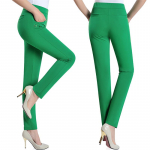 Suvemood Pliiatsip&uuml;ksid Naiste Kevad armsad Kommid V&auml;rvid Pliiatsp&uuml;ksid Elegantsed Basic Stretch Big Size Mom P&uuml;ksid Retuusid p&uuml;ksid XXL