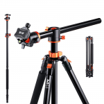 K&F CONCEPT SA254T1 2,39M/94,1 tolli Professionaalne Fotograafia Statiiv Monopod Horisontaalne Kaamera Statiiv must