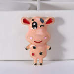 Blucome Fashion Personality sulamist tilkuv &otilde;li Armas vasikas pross, sodiaak, h&auml;rja aasta, k&otilde;ik sobivad r&otilde;ivamanused n&ouml;&ouml;pn&otilde;el valge