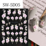 5D reljeefsed k&uuml;&uuml;nekleebised kleebised p&auml;evalill tulbi k&uuml;&uuml;nte disain k&uuml;&uuml;nte kaunistus