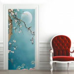 P&otilde;hjamaade stiilis taimne seinakaunistus Seinakleebis DIY lilled Troopilised palmilehed Seinakleebised Moodsa kunsti vin&uuml;&uuml;lkleebised seinamaalingud 77x200cm