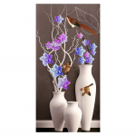 3D abstraktne lilleline l&otilde;uend maalimine stereoskoopilised lilled seinakunsti plakatid ja tr&uuml;kised Quadro seinakunstipilt Kodukaunistus Hiina elemendid 30x60cm