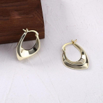 Foxanry Prevent Allergy H&otilde;beda v&auml;rvi r&otilde;ngask&otilde;rvar&otilde;ngad Uued trendikad elegantsed minimalistlikud ebaregulaarsed geomeetrilised peoehted kingitused as Shown kuld