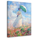 L&otilde;uendiprint REPRODUKTSIOON Woman with Umbrella - C.Monet 40x60 sinine
