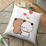 Piim ja Mocha Paarid Panda Bear Bubu Dudu Padja kate Viska Padi Kodu Dekoratiivne Ruuttr&uuml;kk Padjap&uuml;&uuml;r Diivanipadi 45cm 14