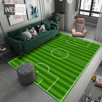 3D jalgpalliv&auml;ljaku kate elutoa jaoks Pehme p&otilde;randamatt, mikrokiust suur vaip 120x160cm 1pcs