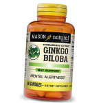 Ginkgo Biloba ekstrakt, Ginkgo Biloba 60, Mason Natural 60 kapslid (71529020) 60caps