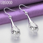 925 Sterling H&otilde;be &Otilde;&otilde;nes Tilgakujulised Ripatsk&otilde;rvar&otilde;ngad Moeehted