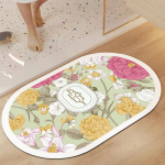 Diatomaceous Earth Vannitoa uksematt Pesuruumi Imav Libisemisvastane Vaibamatt Hotell Vannituba Vastupidav p&otilde;randamatt 40x60cm