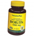 Rutiin bioflavonoididega, Biorutin 1000, Nature's Plus 60 tabletti (70375002) 60tab
